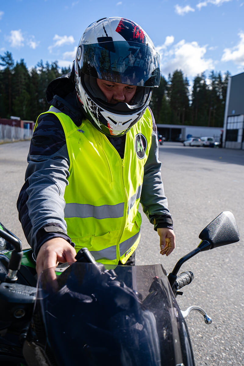A2 Moottoripyöräkortti kouluttaja Joensuu
