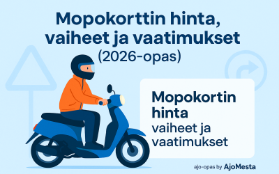 Mopokortin hinta, vaiheet ja vaatimukset