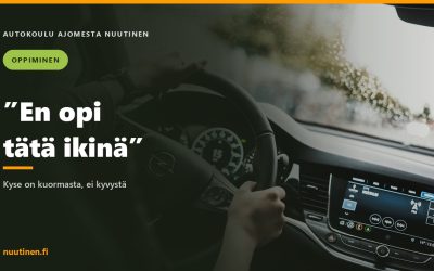 ”En opi tätä ikinä” – mitä tehdä kun ajaminen ei suju