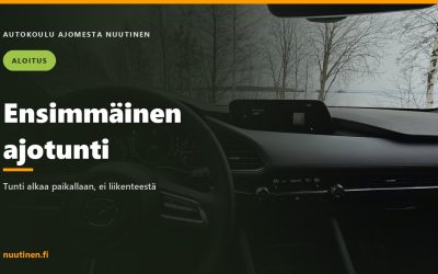 Ensimmäinen ajotunti – mitä oikeasti tapahtuu?