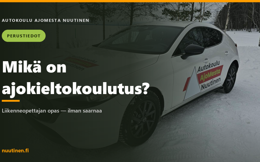 Mikä on ajokieltokoulutus? Liikenneopettajan opas