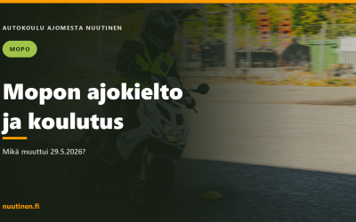 Mopon ajokielto – tarvitseeko mopoilija ajokieltokoulutuksen?