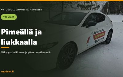 Pimeällä ja liukkaalla ajaminen – näin ajat turvallisesti Suomen talvessa